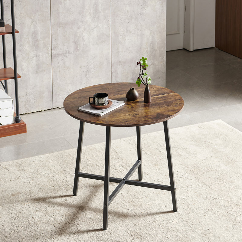 Alecsandru Round Metal Base Dining Table