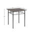 Ensemble de table de salle à manger 3 pièces gris