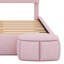 Lit plateforme tapissier avec lumière Lovely
