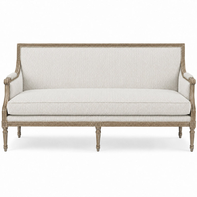 Wavy Jacquard | Peyton Fabric, Ivory