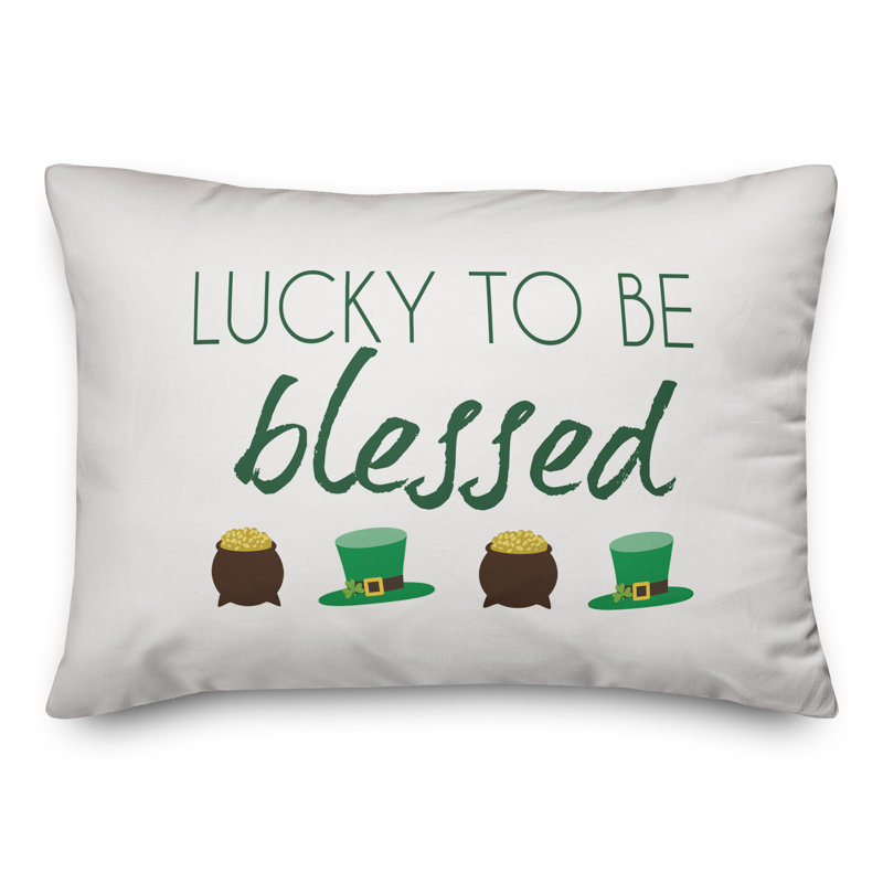 Coussin Lucky To Be Blessed