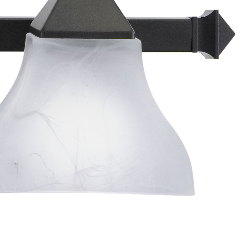 Éclairage pour salle de bain bronze huilé à intensité variable 3 lumières San Remo