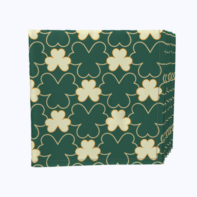 Naples Polyester Floral Square Napkin