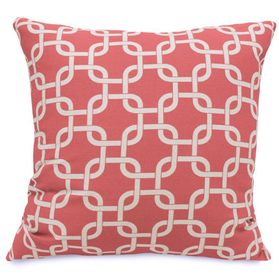 Coussin décoratif en coton Coral