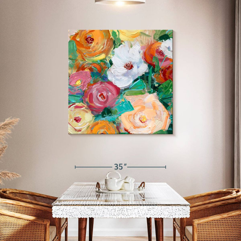 Spring Bright Medley, 39" H x 39" W