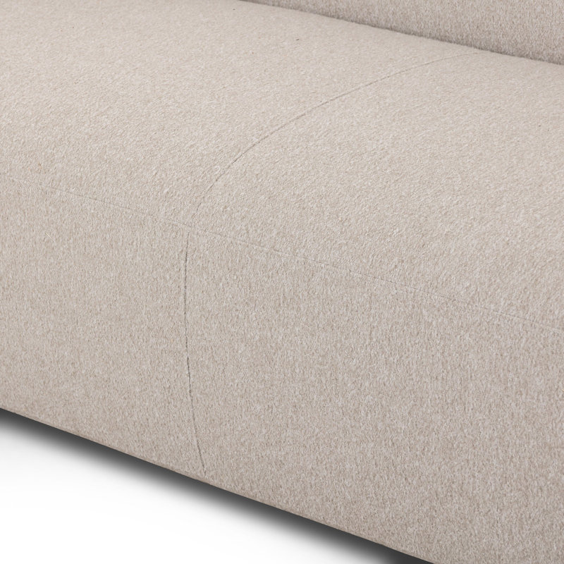 Mazie Sofa, Crete Pebble Polyester