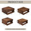 Présentoir à petits gâteaux en bois 4 pièces