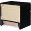 Table de chevet 2 tiroirs Hudson avec port USB et rangement, noir-781009866