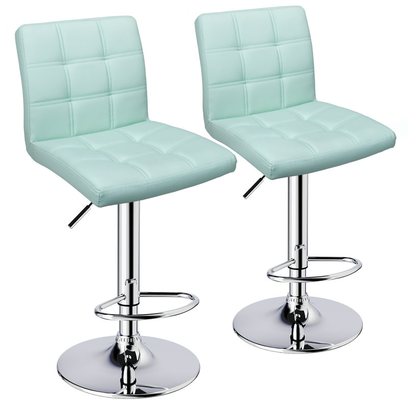 Tabouret tournant 32,5 "Ludly, Vert menthe