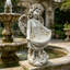 21,06 pouces de haut ange vieilli chérubin, sculpture de jardin en résine pour la décoration intérieure et extérieure, durable et élégante