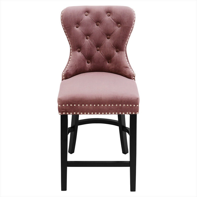 Julie 67cm Bar Stool, Hot Pink