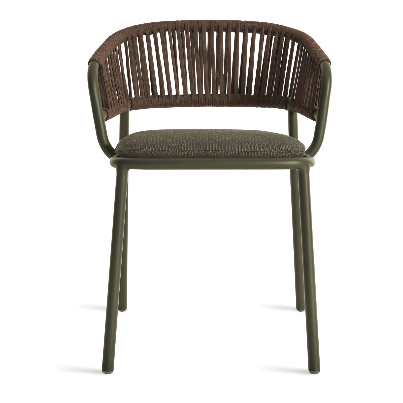Mate Sunbrella® Patio Armchair, Toohey Olive Plainweave