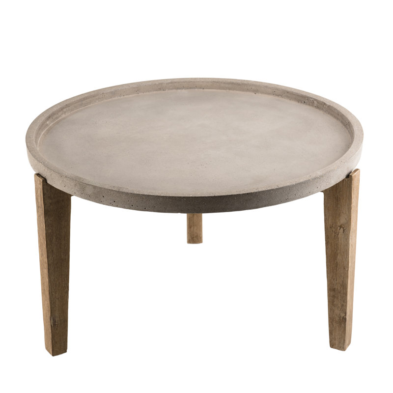 Alexandrea Round Stone Outdoor Coffee Table - 82 cm W 81 cm D