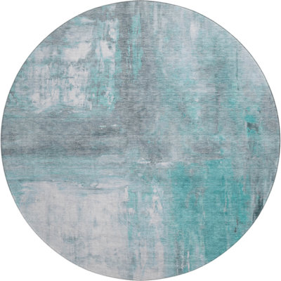 Premium Machine Washable Kumbhar AMF1350 Abstract Rug