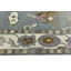 Tapis floral en laine 7 pi 10 po x 9 pi 11 po Floral