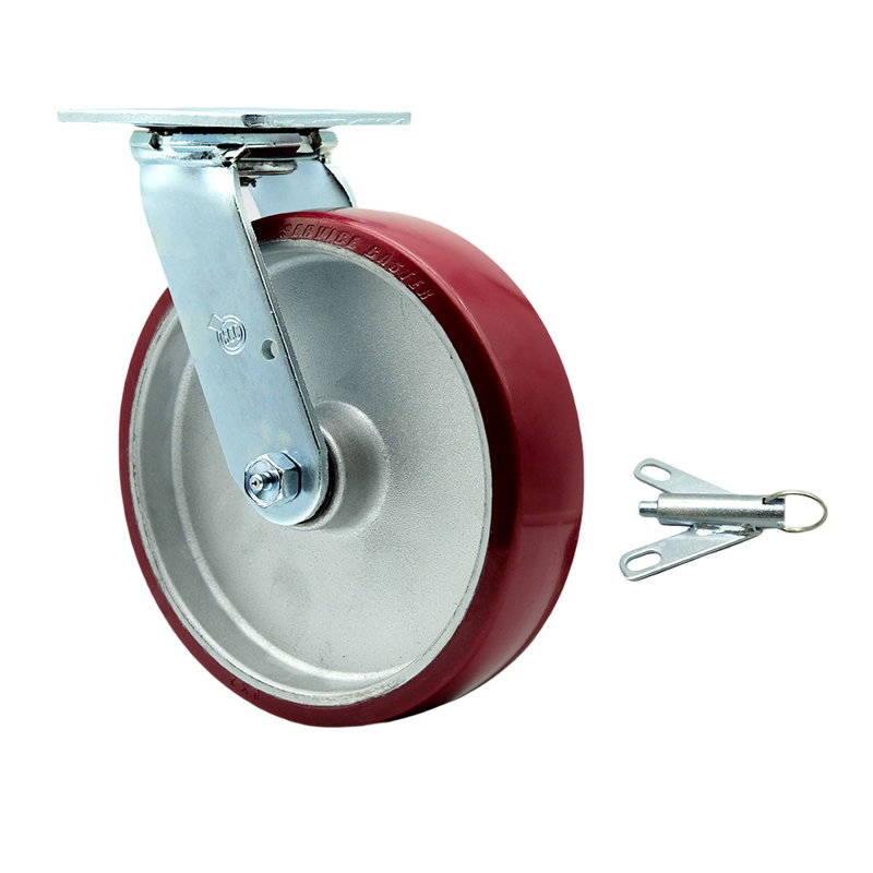 Poly on Aluminum Caster
