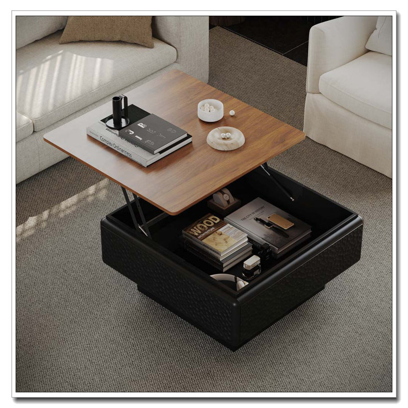 Table basse à plateau relevable 31 pouces