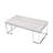 Rectangular Coffee Table With Wood And Metal Sled Table, Modern Chic