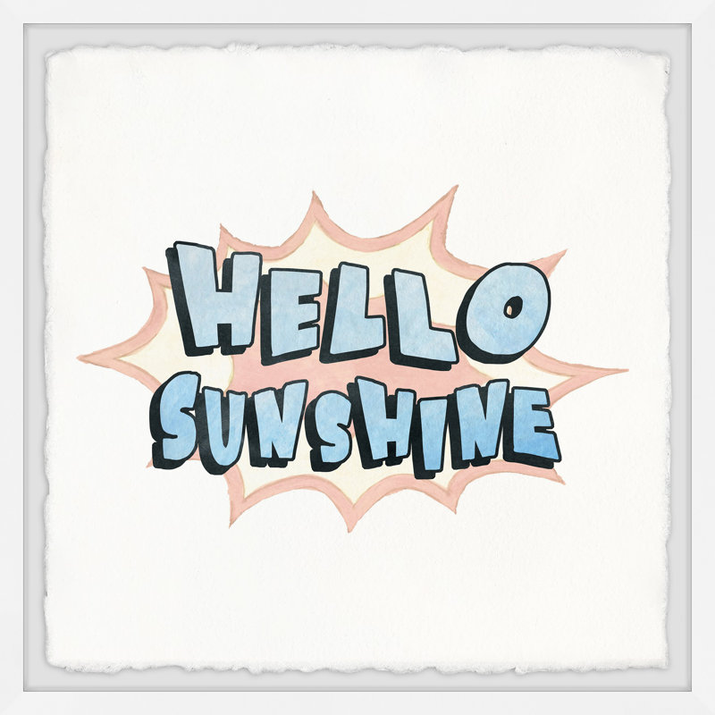 Hello Sunshine V by Marmont Hill - Single Picture Frame Print, 51 cm H x 51 cm W