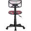 Princess Adjustable Swivel Mesh Rolling Desk Chair