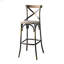  Tabouret de bar à dossier croisé-902808626