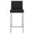 Contemporary Faux Leather and Metal 26" Counter Stool, Set of 4 - Chrome-266409726