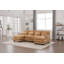 106" U-Shaped Sectional Cloud Sofa For Living Room – Upholstered Comfy Modular Sofa, 4-Seat Chenille U-Shaped Sleeper With Chaise Lounge, Ottoman & Pillows-1689083438-1689083432