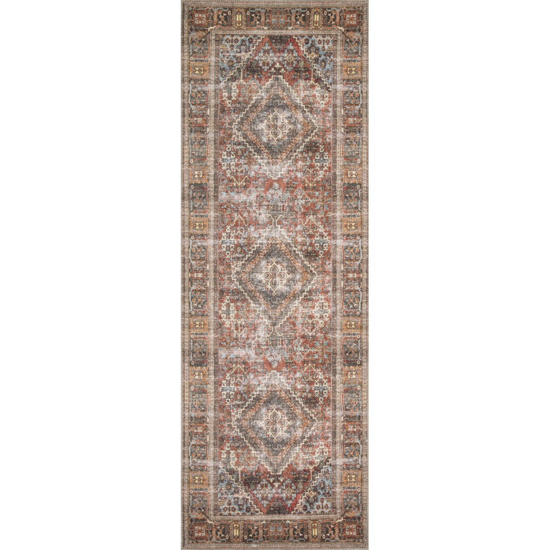 Akrish Oriental Indoor Rug Bungalow Rose Rug 