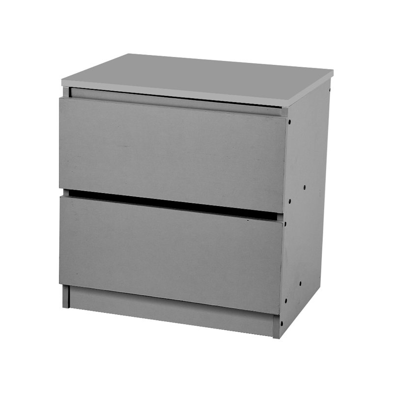 Bedside Table, Grey