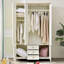 Garde-robe moderne de style crème simple