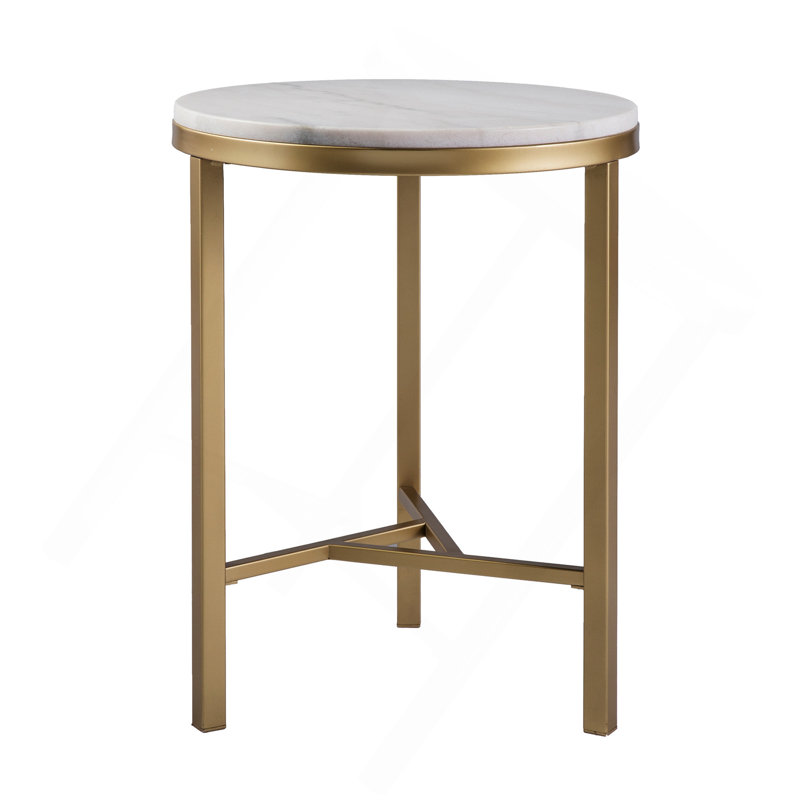 Table d'appoint en marbre Garza - Style Mid-Century moderne - 