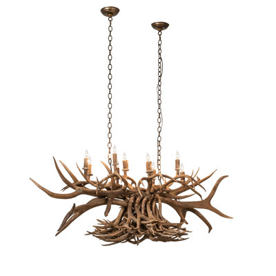 Rustic Lodge 10 - Light Chandelier