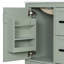 Meuble-lavabo moderne de 24 pouces avec lavabo en céramique, porte à fermeture douce, tablette de porte à double couche et 3 tiroirs-1906882149