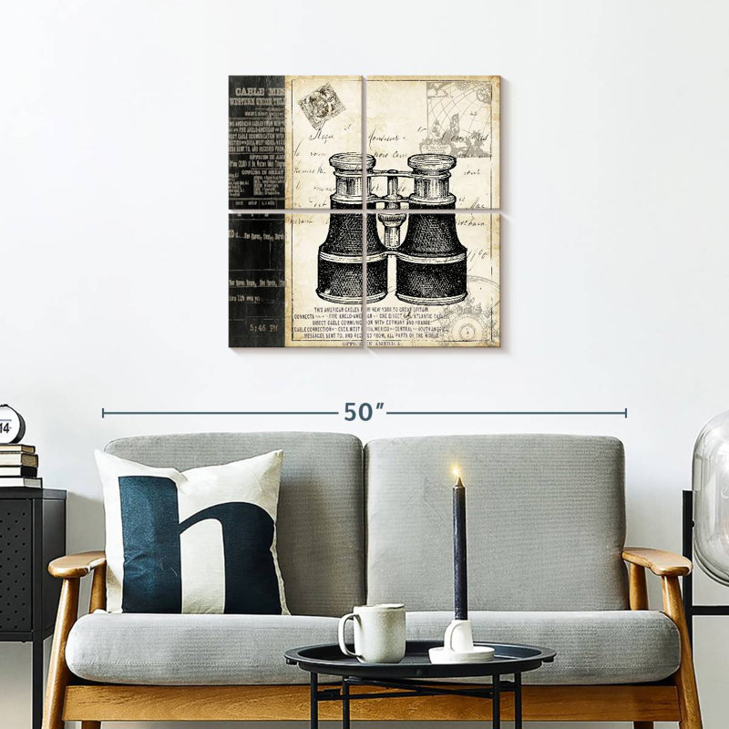 Aletra Hemingway's Study I, H 26 po x l 26 po