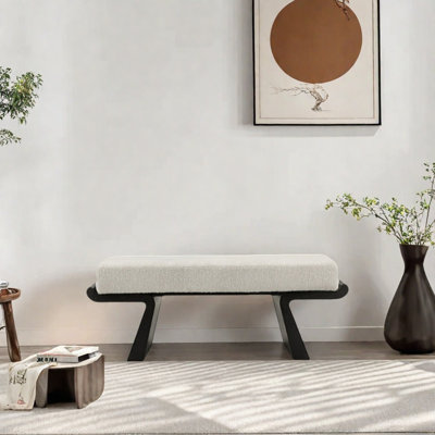 Tabouret long en bois massif