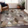 Premium Machine Washable Prisco Brown Rug