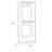 Système d'organisation modulaire Dee, 2 compartiments, 2 tringles de suspension-100547217