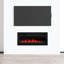 31.5" Electric Fireplace Heater - Black-781853270