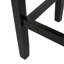 Tabouret de comptoir sans dossier KD avec assise en tissu moelleux et pieds robustes en bois d'hévéa, parfait pour les cuisines et les bars modernes-1596310313