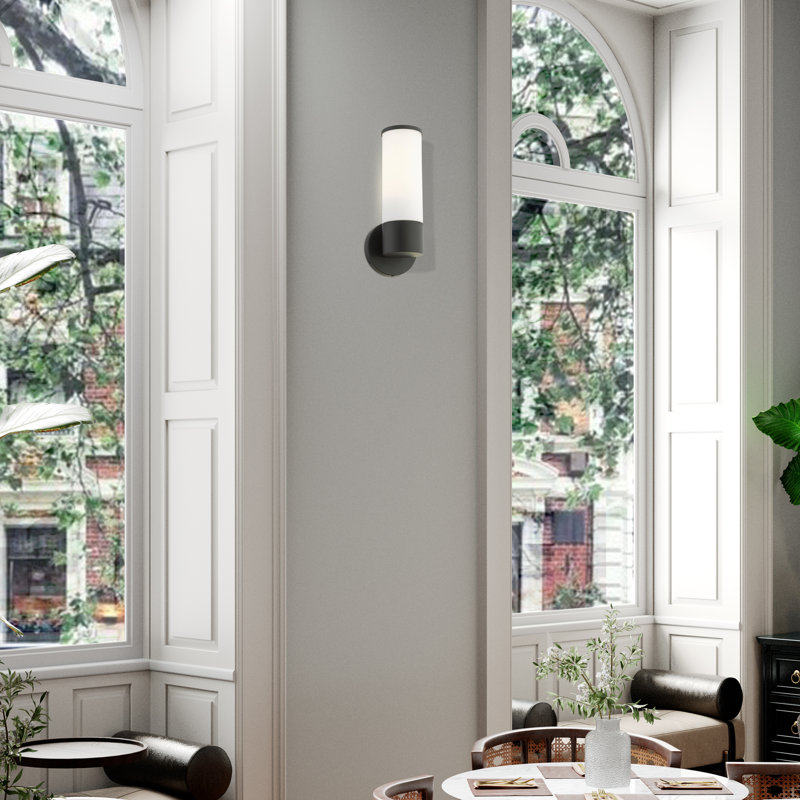 Coleridge Dimmable Bath Sconce, Black
