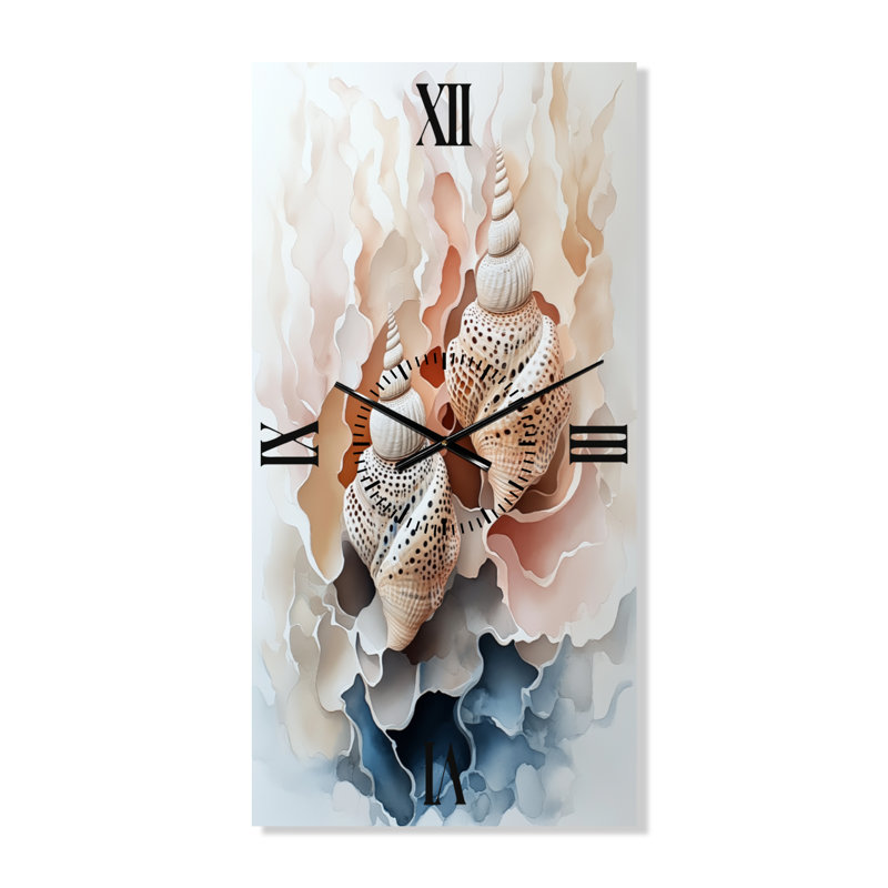 Horloge murale côtière Burruss I, H 32 po x l 16 po - Rectangle