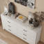Commode à six tiroirs de style rustique-829729620