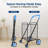 Shopping Cart With Wheels And Waterpoof Shopping Cart Liner - Robust Heavy Duty Shopping Carts With Wheels Supports Up To 110 Lbs - Portable Shopping Cart - 18.97" X 22.67" X 41.06"