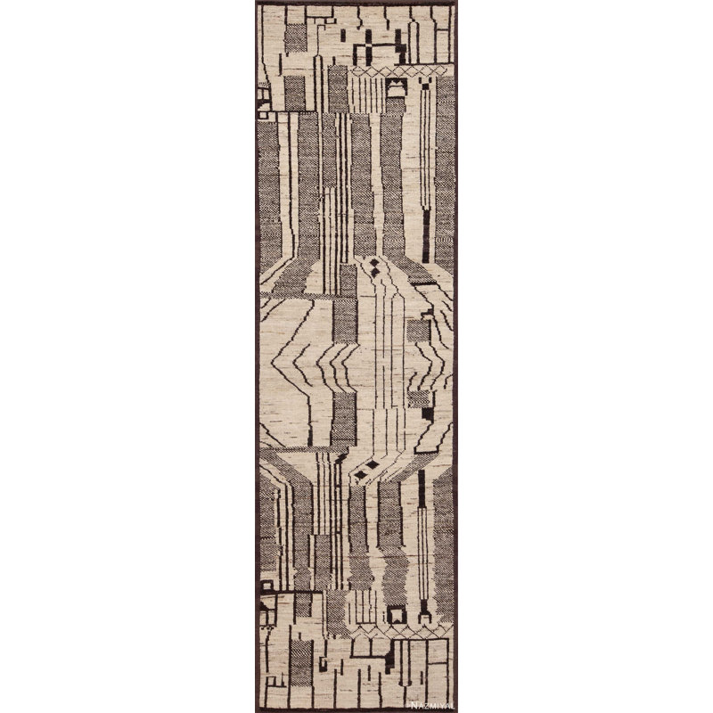 One-of-a-Kind 2'10" X 9'10" Hand Knotted Area Rug