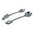 Pewter Spoon And Fork Server Set/seahorse