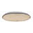 Modern Half Dome Arch Ceramic Table Vase for Home Decor - Elegant Flower Vase Accent for Tabletops and Entryway Styling - Blue & Brown-89109941