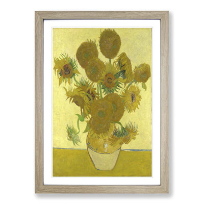 Sunflowers by Vincent Van Gogh - Framed Print
