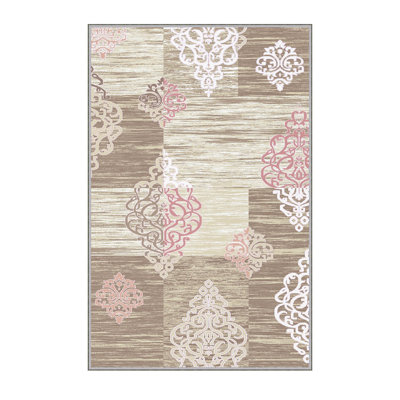 Premium Hall Carpet – 3.3 x 9.8 ft, 100% Polyester, 0.3 in Pile Height | Antibacterial, Non-Slip Underside, Machine Washable | 3D Digital Print Design, Durable & Easy to Clean, Ideal for Home Decor