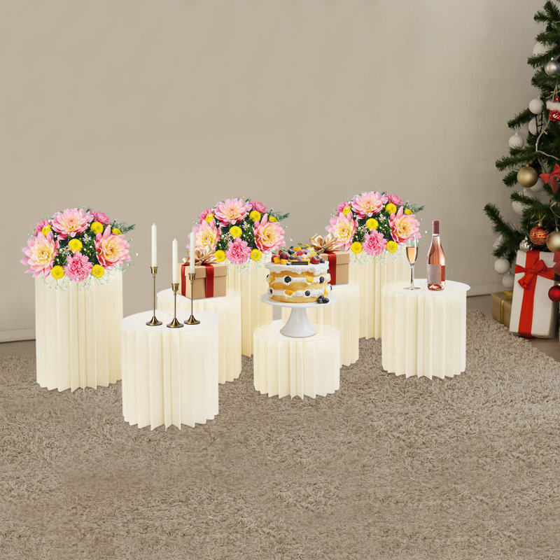 Présentoir à colonnes pliable 8 pièces, 8