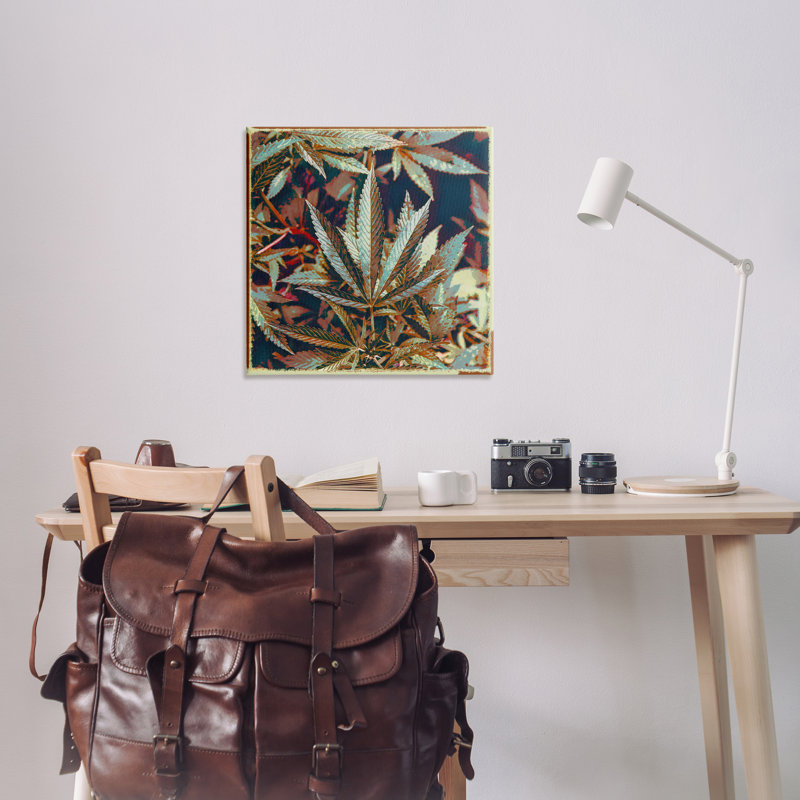 Art mural sur toile en métal lourd, H 30 po x l 30 po